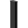 Mexen Wandabschlussleiste für Duschwand 10 mm, schwarz - 800-00-70-X