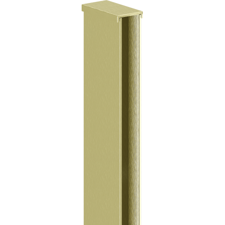Mexen Uni-I2 Wandanschlussprofil für 10-mm-Duschwand, gebürstetes Gold - 800-00-55-X