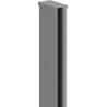Mexen Wandleiste für Duschwand 10 mm, Gun Metal - 800-00-95-X
