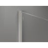 Mexen Wandleiste für Duschwand 10 mm, gebürsteter Nickel - 800-00-97-X
