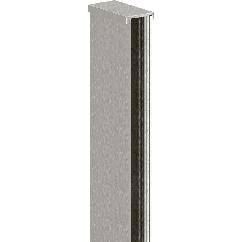 Mexen Wandleiste für Duschwand 10 mm, gebürsteter Nickel - 800-00-97-X