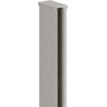 Mexen Uni-I2 Wandanschlussprofil für 10-mm-Duschwand, gebürstetes Nickel - 800-00-97-X