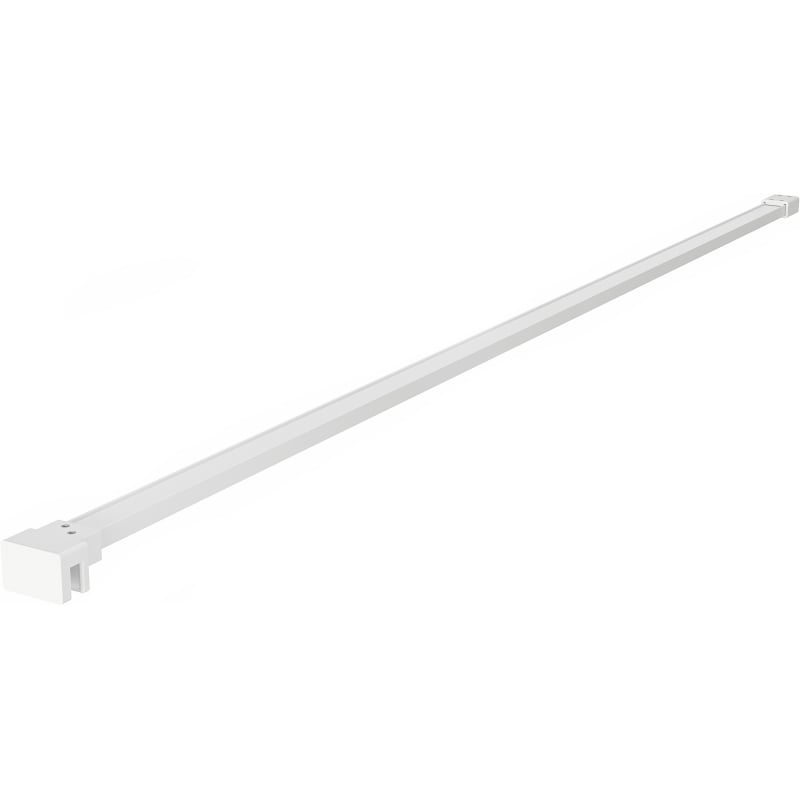 Mexen Uni-P2 Gerade Haltestange für 10-mm-Duschwand, Weiß - 830-10-20