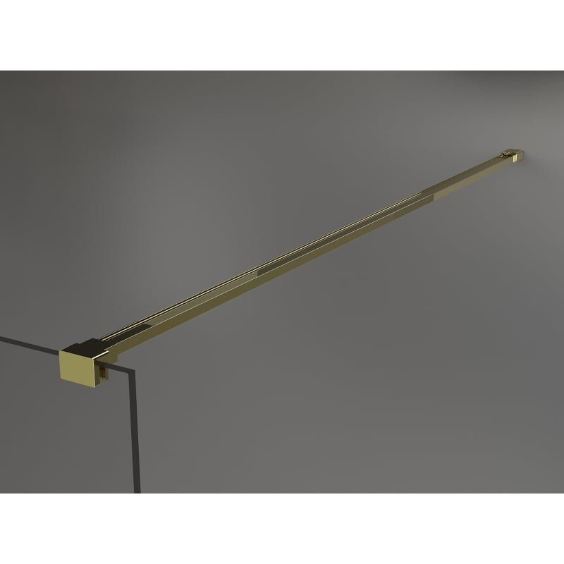 Mexen Einfacher Stützarm für Duschwand 10 mm, Gold - 830-10-50