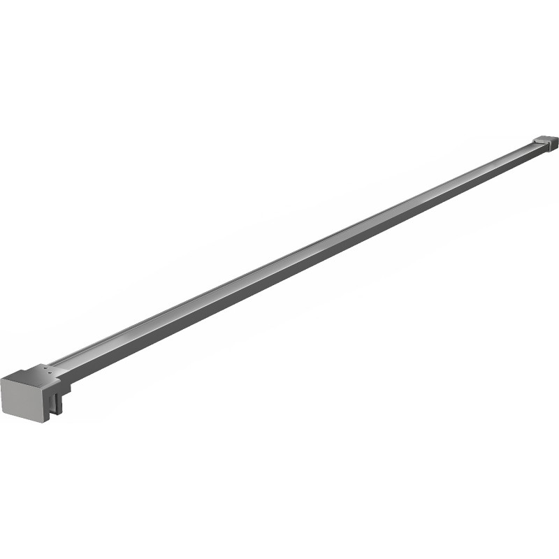 Mexen einfacher Halter für Duschwand 10 mm, gun metal - 830-10-95