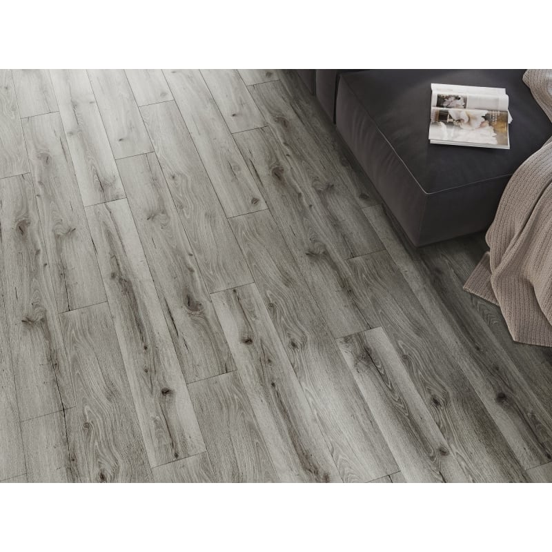 Mexen Ontario Probe von LVT-Vinylpaneelen Dryback 2,5 mm, PVC-Unterlage, 4 V-Fugen, Eiche - F1303-S