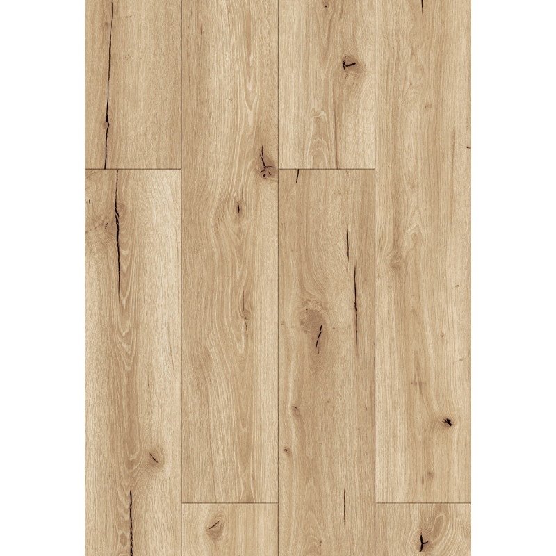 Mexen Buffalo Probe von Vinylpaneelen LVT Dryback 2,5 mm, PVC-Unterlage, 4 V-Fuge, Eiche - F1307-S