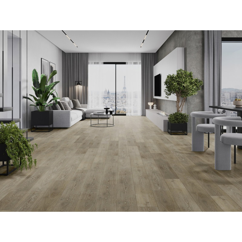 Mexen Jasper Probe von LVT-Vinylplatten Dryback 2,5 mm, PVC-Unterlage, 4 V-Fuge, Eiche - F1318-S