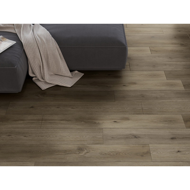 Mexen Perry Probe von Vinylpaneelen LVT Dryback 2,5 mm, PVC-Unterlage, 4 V-Fuge, Eiche - F1321-S
