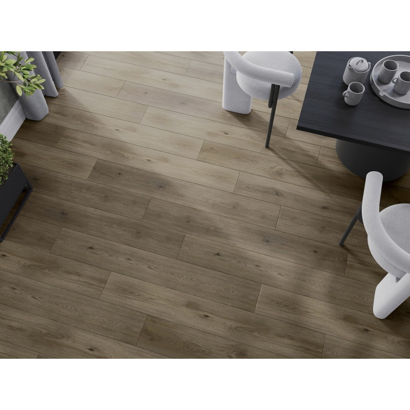 Mexen Perry Probe von Vinylpaneelen LVT Dryback 2,5 mm, PVC-Unterlage, 4 V-Fuge, Eiche - F1321-S