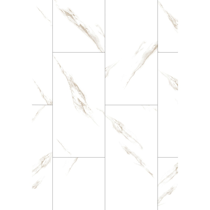Mexen River White  Muster von LVT-Vinylpaneelen Dryback 2,5 mm, PVC-Unterlage, 4 V-Fuge, Jazz White - F1450-S