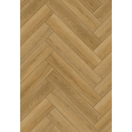 Mexen Chattanooga  Probe von Vinylpaneelen Fischgrät LVT Dryback 2,5 mm, PVC-Unterlage, 4 V-Fuge, Eiche - F1478-S
