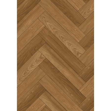 Mexen Overland Park Probe von Vinylpaneelen Fischgrät LVT Dryback 2,5 mm, Unterlage 4 V-Fuge, Jatoba - F1487-S