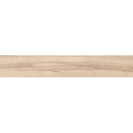 Mexen Hirera Beige Probe von glasiertem Feinsteinzeug rekt. G1, holzähnliche Fliesen für Boden und Wand, matt - TL611-01-S