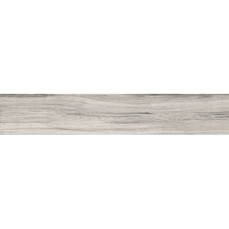 Mexen Hirera Graue Probe glasiertes Feinsteinzeug rek. G1, holzähnliche Boden-Wand-Fliese, matt - TL611-03-S