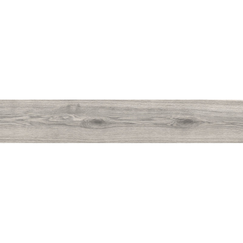 Mexen Hirera Graue Probe glasiertes Feinsteinzeug rek. G1, holzähnliche Boden-Wand-Fliese, matt - TL611-03-S