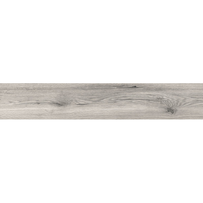 Mexen Hirera Graue Probe glasiertes Feinsteinzeug rek. G1, holzähnliche Boden-Wand-Fliese, matt - TL611-03-S