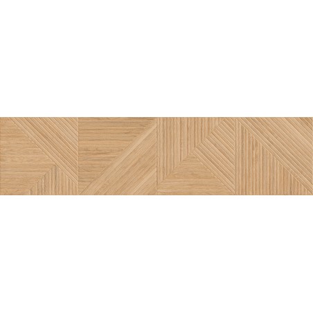 Mexen Ideal  Beige Probe von glasiertem Feinsteinzeug rekt. G1, holzähnliche Wandfliese, matt - TL701-50-S