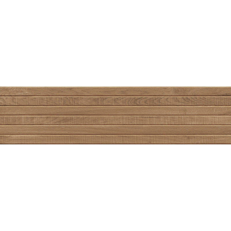 Mexen Western Wood Walnuss Probe rechteckiger glasierter Feinsteinzeugfliese G1, wandähnliche Holzfliese, matt - TL702-54-S