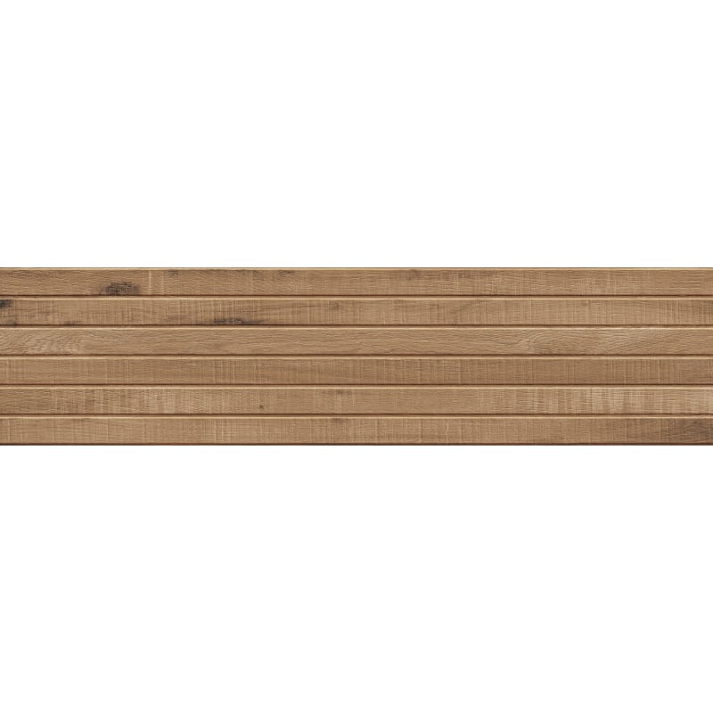 Mexen Western Wood Walnuss Probe rechteckiger glasierter Feinsteinzeugfliese G1, wandähnliche Holzfliese, matt - TL702-54-S