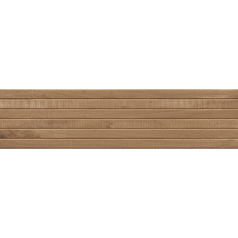 Mexen Western Wood Walnuss Probe rechteckiger glasierter Feinsteinzeugfliese G1, wandähnliche Holzfliese, matt - TL702-54-S
