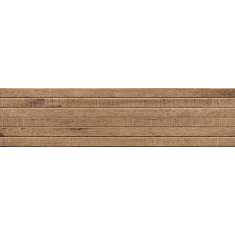 Mexen Western Wood Walnuss Probe rechteckiger glasierter Feinsteinzeugfliese G1, wandähnliche Holzfliese, matt - TL702-54-S