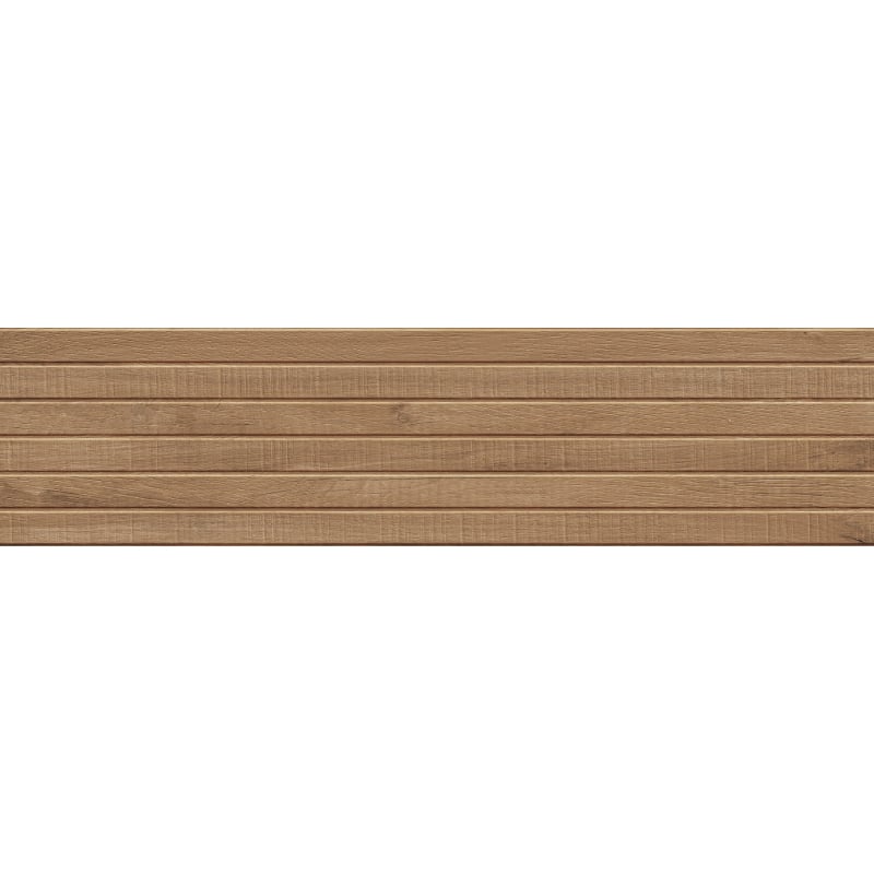 Mexen Western Wood Walnuss Probe rechteckiger glasierter Feinsteinzeugfliese G1, wandähnliche Holzfliese, matt - TL702-54-S