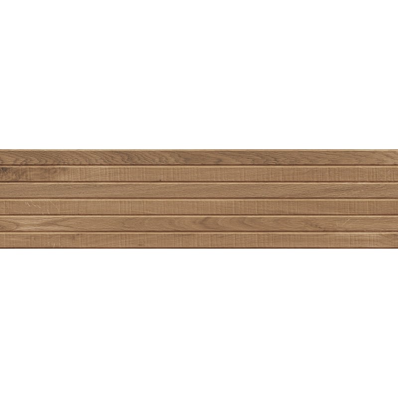 Mexen Western Wood Walnuss Probe rechteckiger glasierter Feinsteinzeugfliese G1, wandähnliche Holzfliese, matt - TL702-54-S