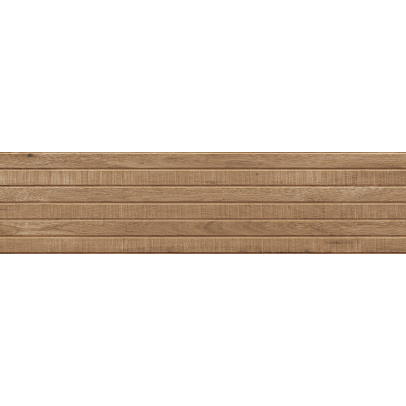 Mexen Western Wood Walnuss Probe rechteckiger glasierter Feinsteinzeugfliese G1, wandähnliche Holzfliese, matt - TL702-54-S
