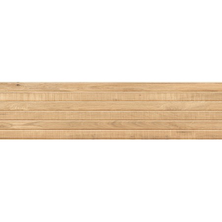 Mexen Western Wood Beige Probe glasiertes Feinsteinzeug rekt. G1, wandähnliche Fliese, matt - TL702-55-S