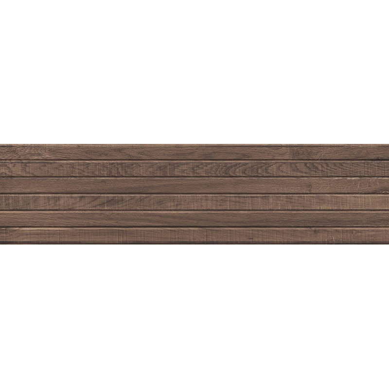 Mexen Western Wood Choco Mustergleis aus glasiertem Feinsteinzeug, rekt. G1, wandfliesenähnlich, matt - TL702-56-S