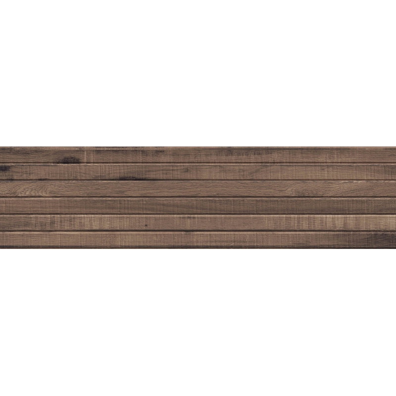 Mexen Western Wood Choco Mustergleis aus glasiertem Feinsteinzeug, rekt. G1, wandfliesenähnlich, matt - TL702-56-S