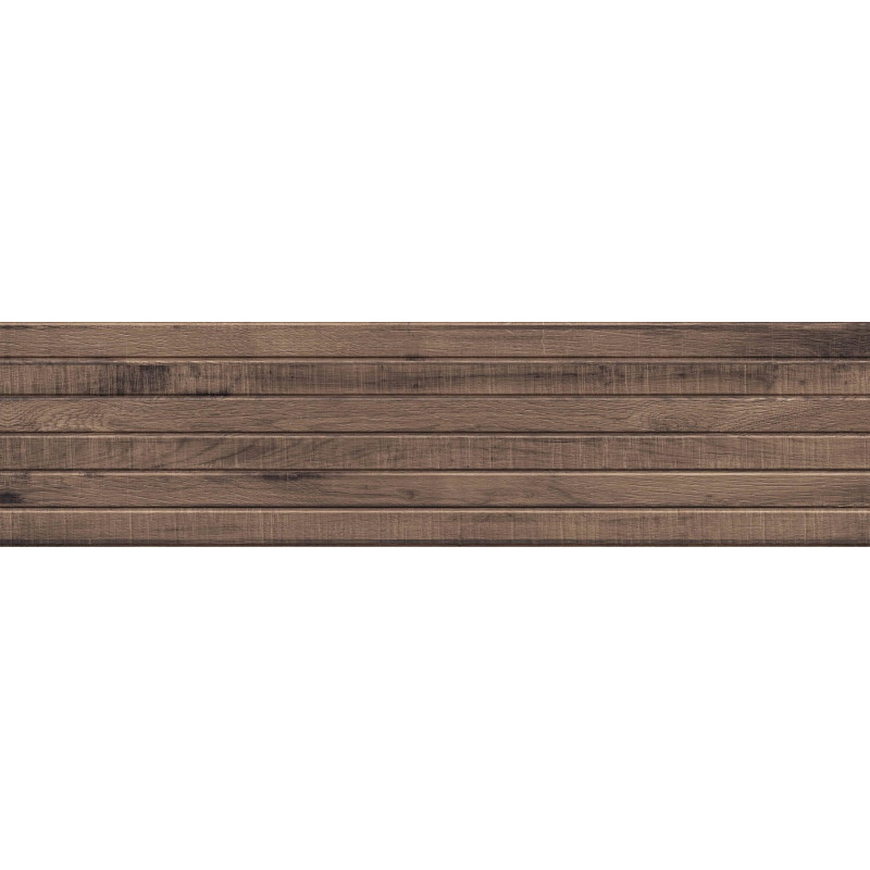 Mexen Western Wood Choco Mustergleis aus glasiertem Feinsteinzeug, rekt. G1, wandfliesenähnlich, matt - TL702-56-S