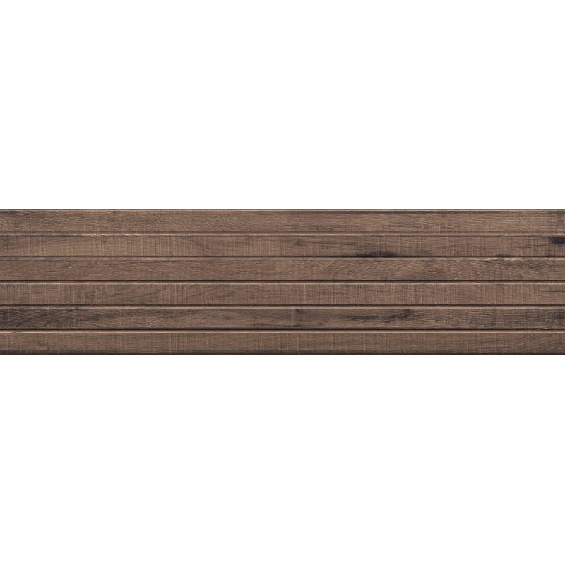 Mexen Western Wood Choco Mustergleis aus glasiertem Feinsteinzeug, rekt. G1, wandfliesenähnlich, matt - TL702-56-S
