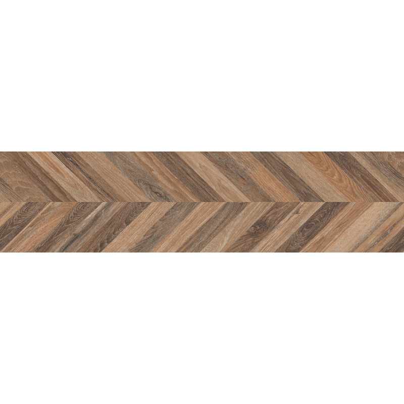 Mexen Native Braune Probe glasiertes Feinsteinzeug rekt. G1, holzähnliche Boden- und Wandfliese, Carving - TL704-01-S