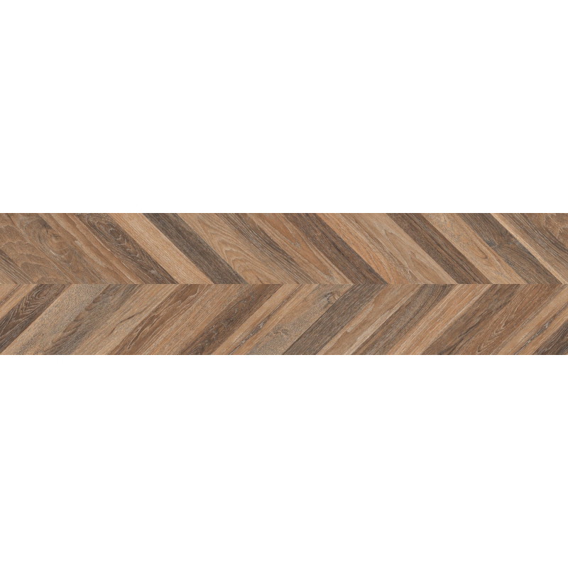 Mexen Native Braune Probe glasiertes Feinsteinzeug rekt. G1, holzähnliche Boden- und Wandfliese, Carving - TL704-01-S