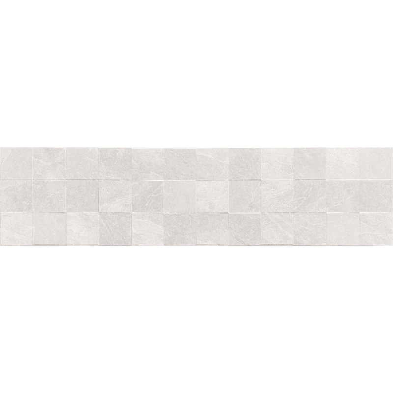 Mexen Icon Lyon Bianco Probe glasiertes Feinsteinzeug rek. G1, Wandfliese, matt - TL712-53-S