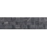 Mexen Riga Lyon Black Beispiel glasierte rektifizierte Feinsteinzeugfliese G1, holzähnliche Wandfliese, matt - TL713-50-S