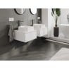 Mexen Orio Badezimmer-Unterschrank 50 cm mit Arbeitsplatte, 1 Schublade, weiß matt - 91A10-05023-1-BFC01