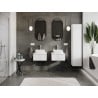 Mexen Orio Badezimmer-Unterschrank 50 cm mit Arbeitsplatte, 1 Schublade, weiß matt - 91A10-05023-1-BFC01