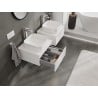 Mexen Orio Badezimmer-Unterschrank 50 cm mit Arbeitsplatte, 1 Schublade, weiß matt - 91A10-05023-1-BFC01