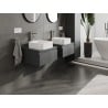 Mexen Orio Badezimmerschrank mit Waschtischplatte 50 cm, 1 Schublade, Grafit matt - 91A10-05023-1-BFC66