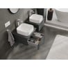 Mexen Orio Badezimmerschrank mit Waschtischplatte 50 cm, 1 Schublade, Grafit matt - 91A10-05023-1-BFC66