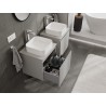 Mexen Orio Waschtischunterschrank 50 cm mit Arbeitsplatte, 1 Schublade, Grau Matt - 91A10-05047-1-BFC62