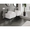 Mexen Orio Badezimmerschrank unter Waschbecken 60 cm mit Arbeitsplatte, 1 Schublade, weiß matt - 91A10-06023-1-BFC01