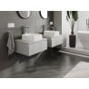 Mexen Orio Badezimmerschrank, 60 cm mit Arbeitsplatte, 1 Schublade, Grau matt - 91A10-06023-1-BFC62
