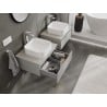 Mexen Orio Badezimmerschrank, 60 cm mit Arbeitsplatte, 1 Schublade, Grau matt - 91A10-06023-1-BFC62