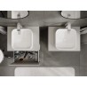 Mexen Orio Badezimmerschrank unter Waschbecken 60 cm mit Arbeitsplatte, 1 Schublade, Grau Matt - 91A10-06047-1-BFC62
