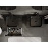 Mexen Orio Badezimmerschrank Unterschrank 60 cm mit Arbeitsplatte, 1 Schublade, Schwarz Hochglanz - 91A10-06047-1-BFC70