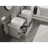 Mexen Orio Badezimmer-Unterschrank 60 cm mit Arbeitsplatte, 2 Schubladen, grau matt - 91A10-06047-2-BFFC62